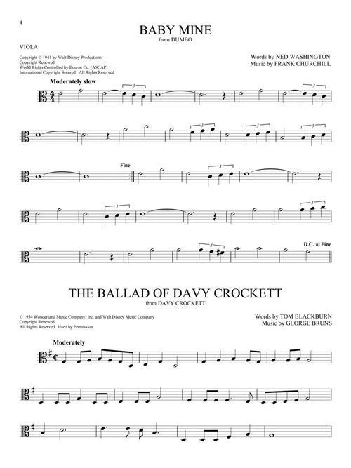 101 Disney Songs for Viola - Image 5